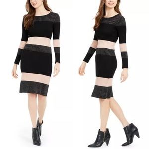 Taylor striped sweater dress